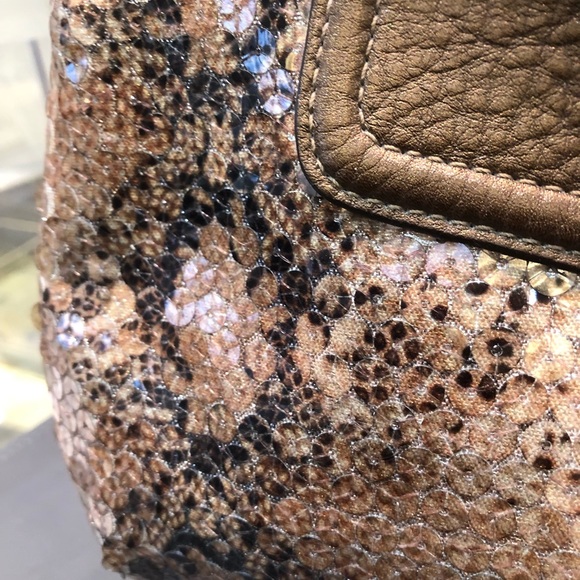 Coach Sequins Python Wristlet - Picture 5 of 5